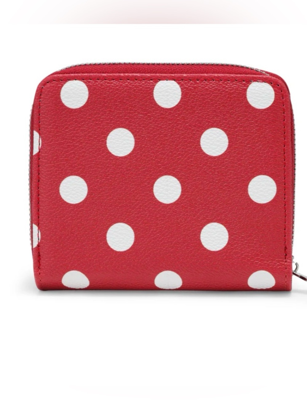 NWT Von Dutch Red Polka Dot Zip-Up Wallet - Picture 6 of 7
